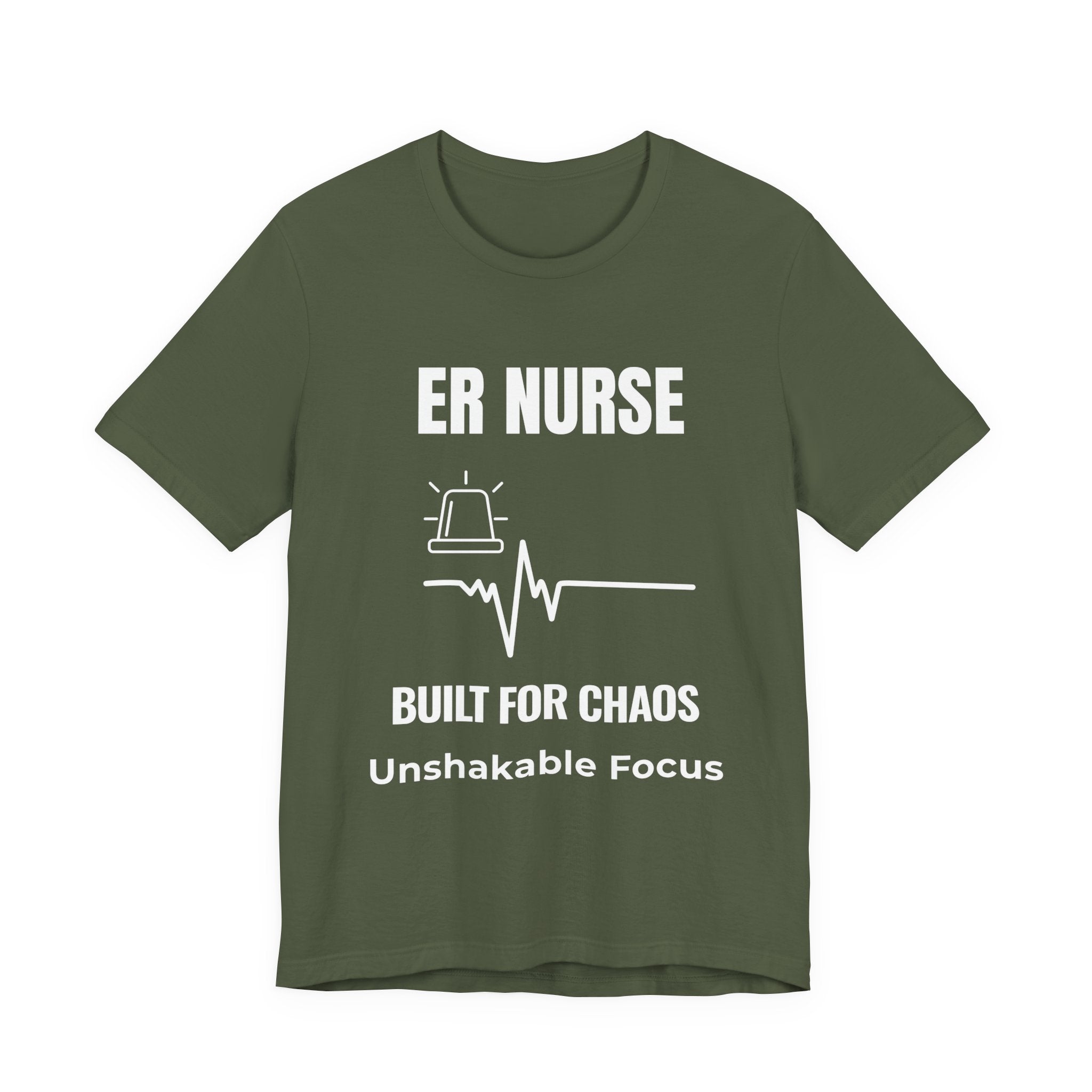 ER Nurse Built For Chaos Shirt – Unshakable Focus Emergency Room Nurse T-Shirt