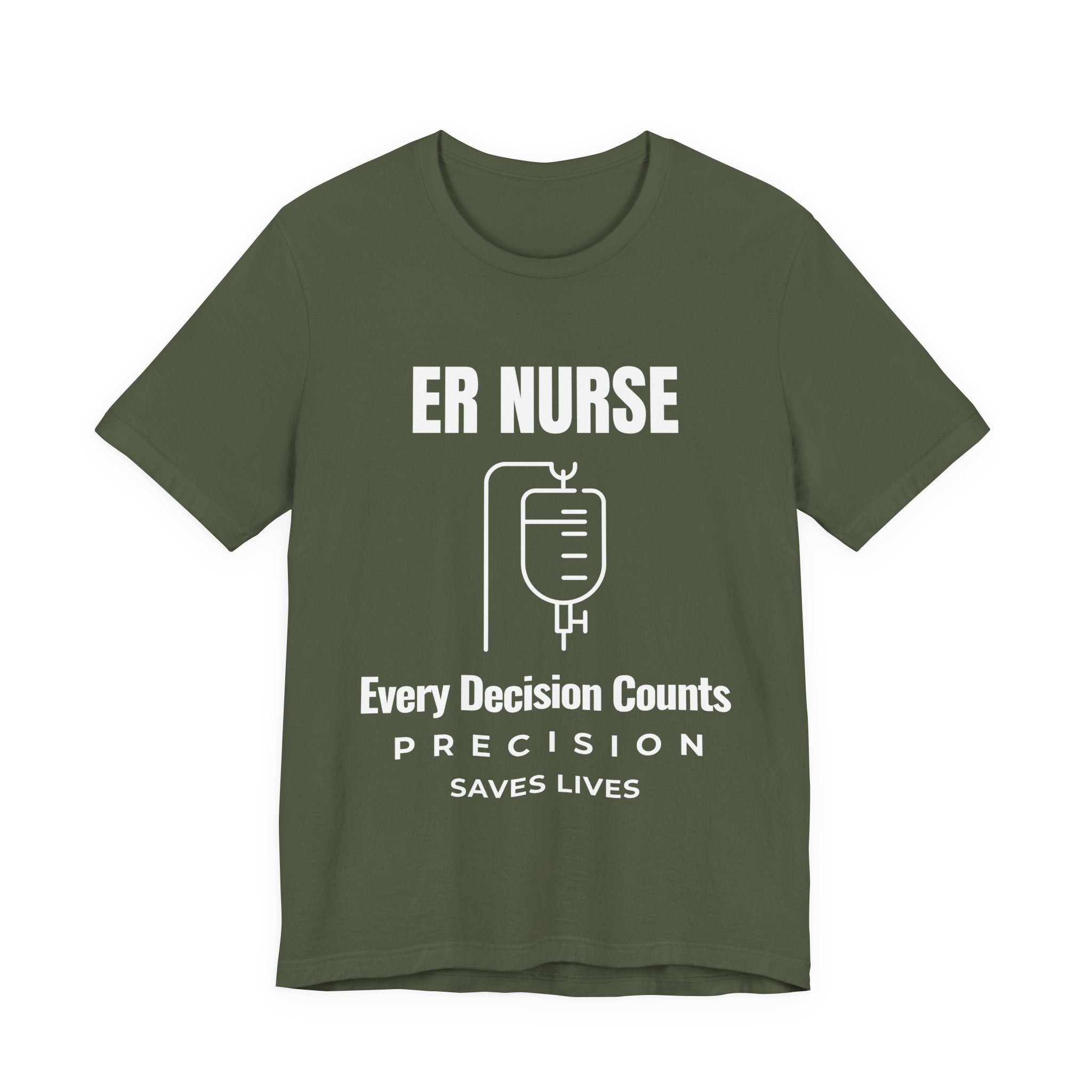 ER Nurse Every Decision Counts Shirt – Precision Saves Lives Emergency Room Nurse T-Shirt