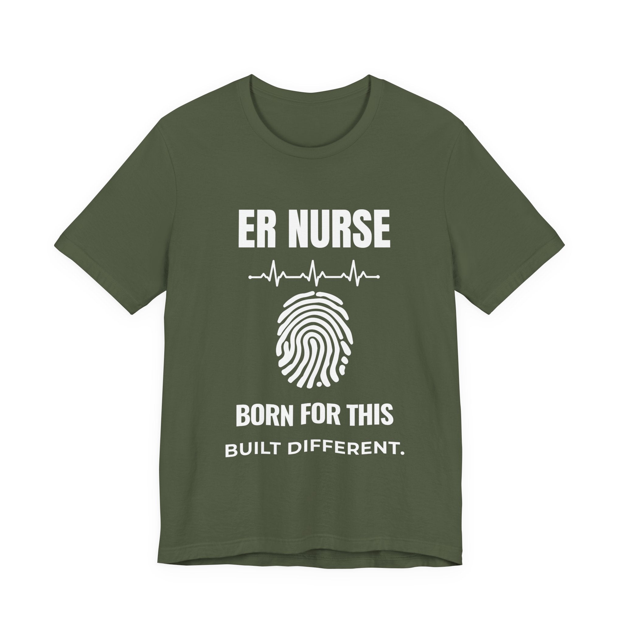 ER Nurse – Born For This | Built Different T-Shirt