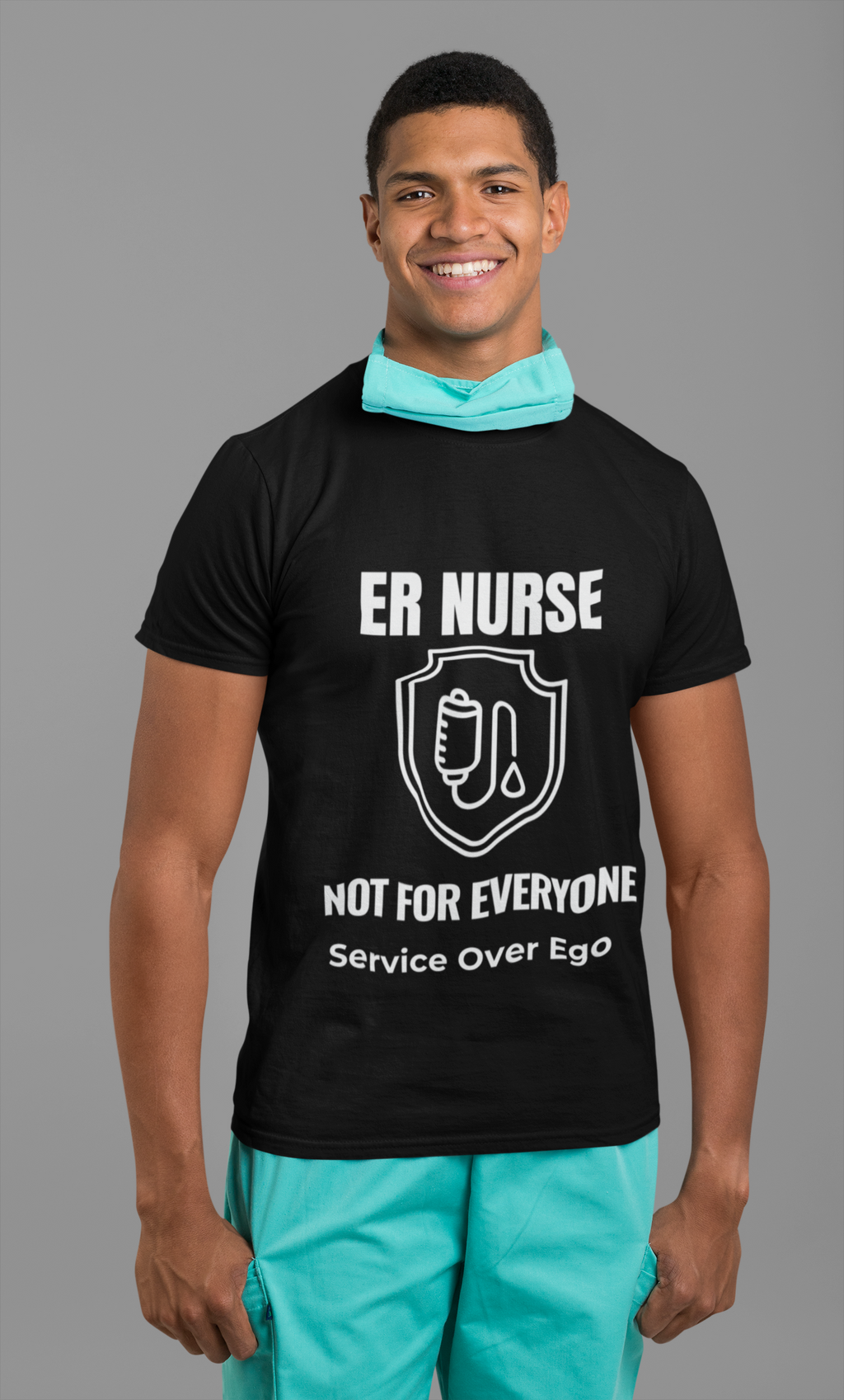 ER Nurse Not For Everyone Shirt – Service Over Ego Emergency Room Nurse T-Shirt