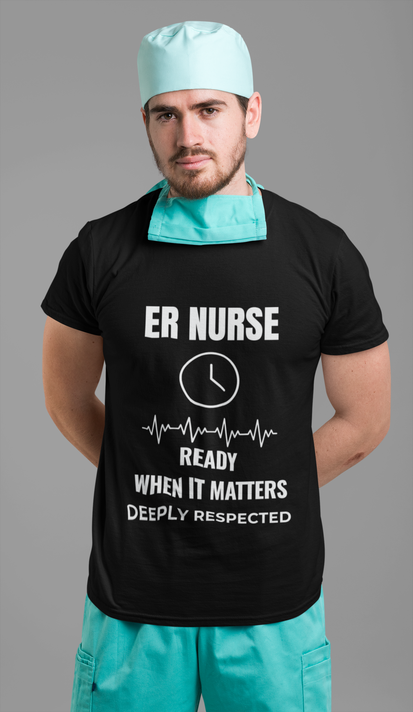 ER Nurse Ready When It Matters Shirt – Respected Daily Emergency Room Nurse T-Shirt