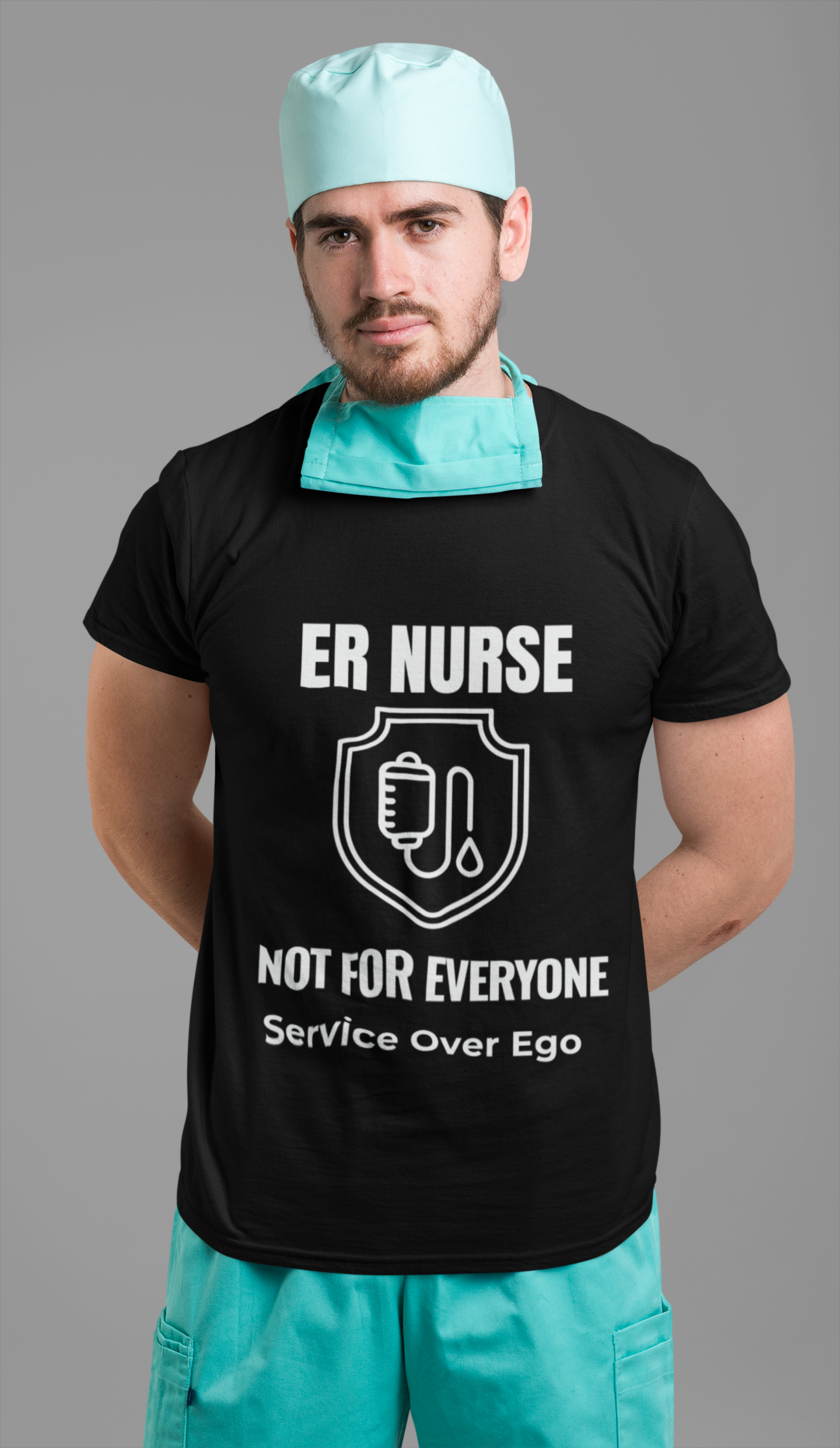 ER Nurse Not For Everyone Shirt – Service Over Ego Emergency Room Nurse T-Shirt