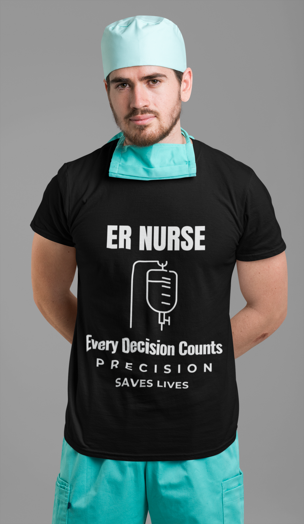 ER Nurse Every Decision Counts Shirt – Precision Saves Lives Emergency Room Nurse T-Shirt