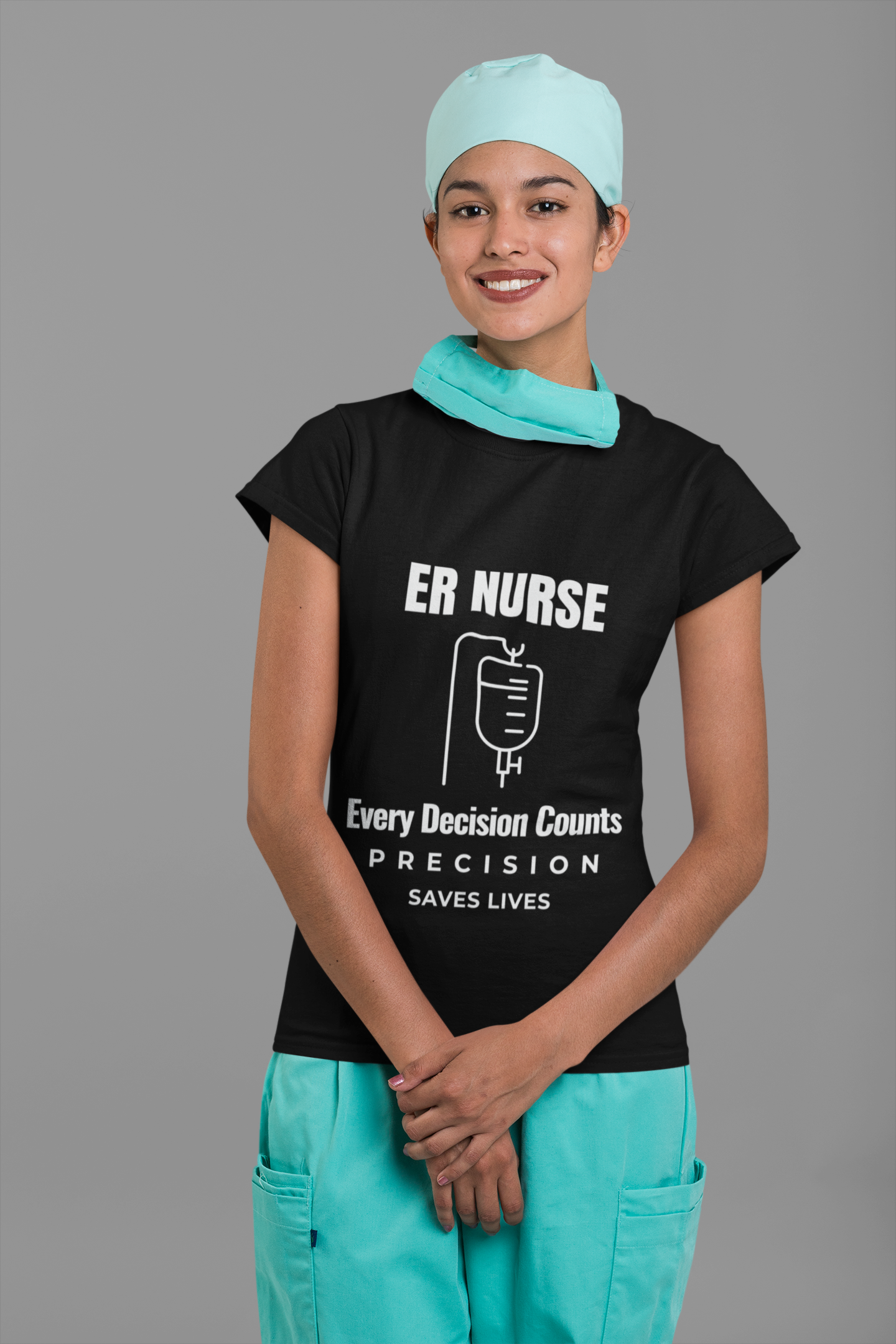 ER Nurse Every Decision Counts Shirt – Precision Saves Lives Emergency Room Nurse T-Shirt