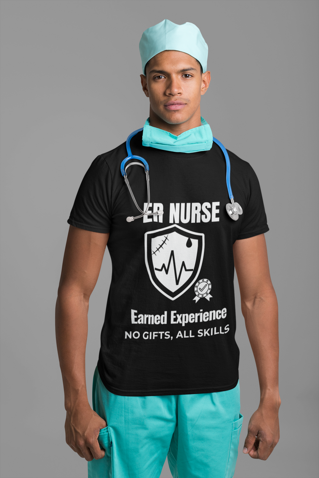 ER Nurse Earned Experience Shirt – No Gifts All Skills Emergency Room Nurse T-Shirt