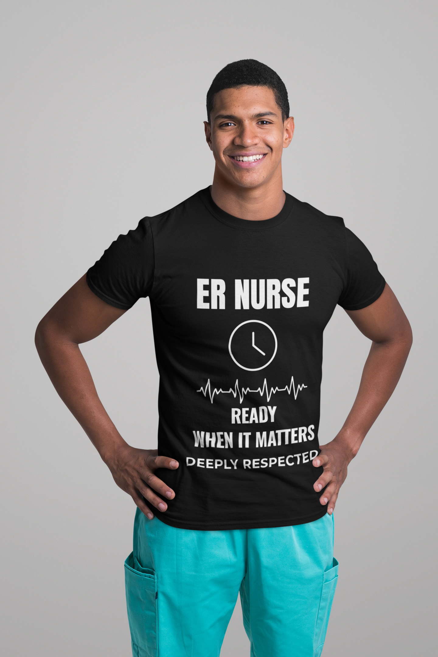 ER Nurse Ready When It Matters Shirt – Respected Daily Emergency Room Nurse T-Shirt