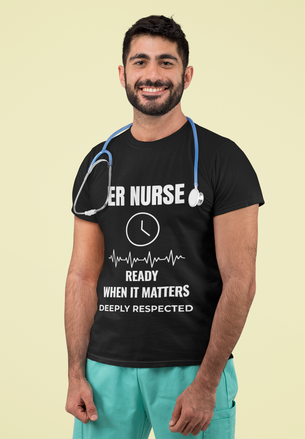 ER Nurse Ready When It Matters Shirt – Respected Daily Emergency Room Nurse T-Shirt