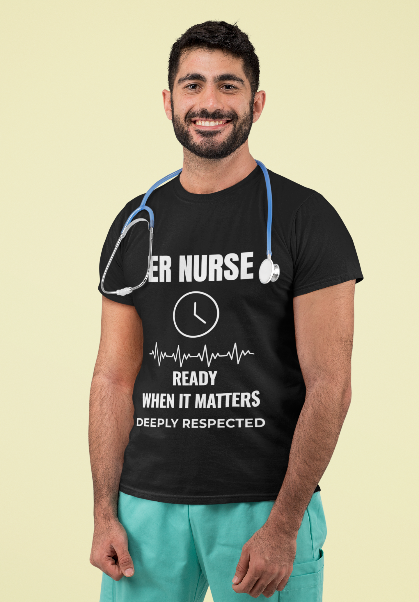 ER Nurse Ready When It Matters Shirt – Respected Daily Emergency Room Nurse T-Shirt