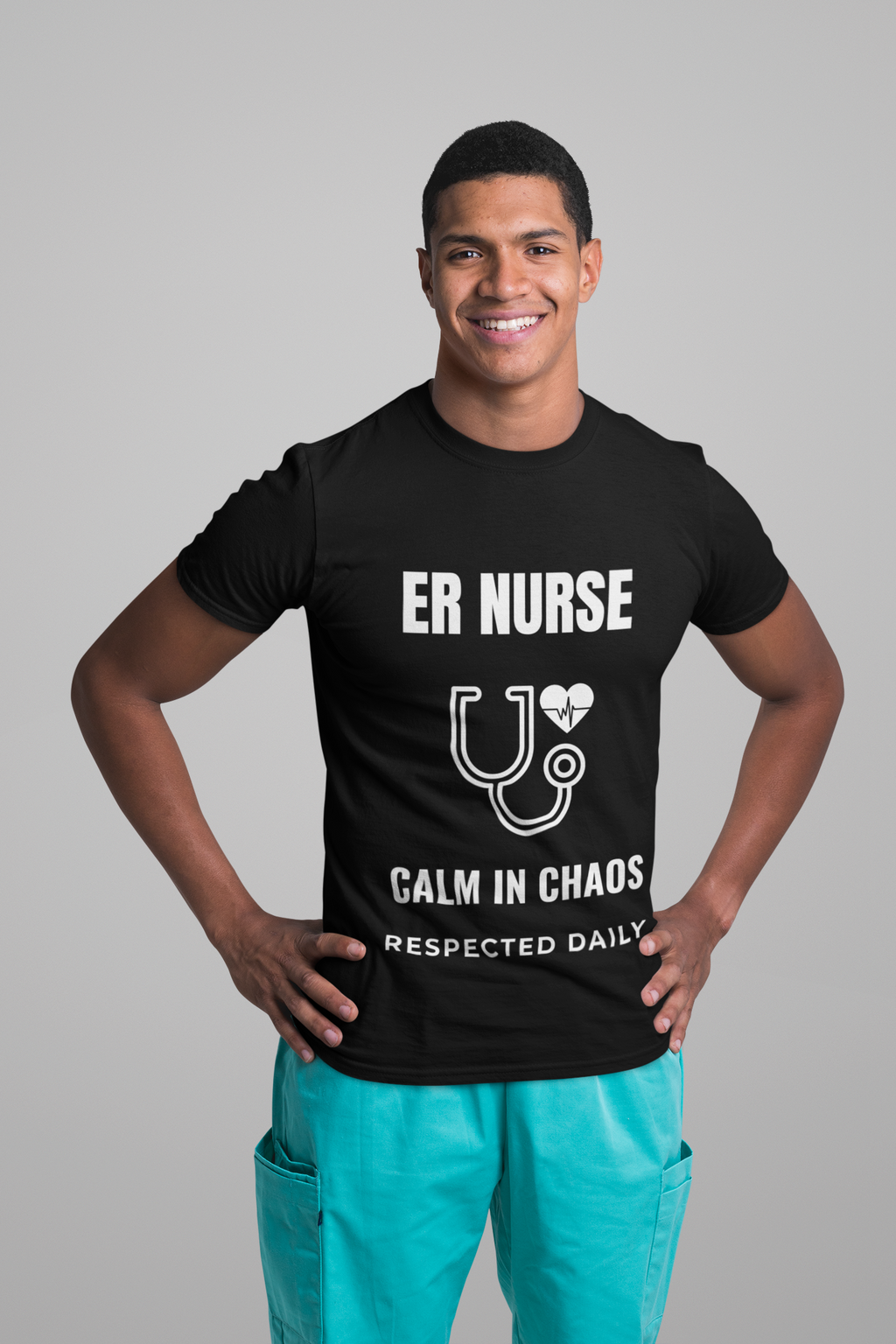 ER Nurse Calm in Chaos Shirt – Respected Daily Emergency Room Nurse T-Shirt