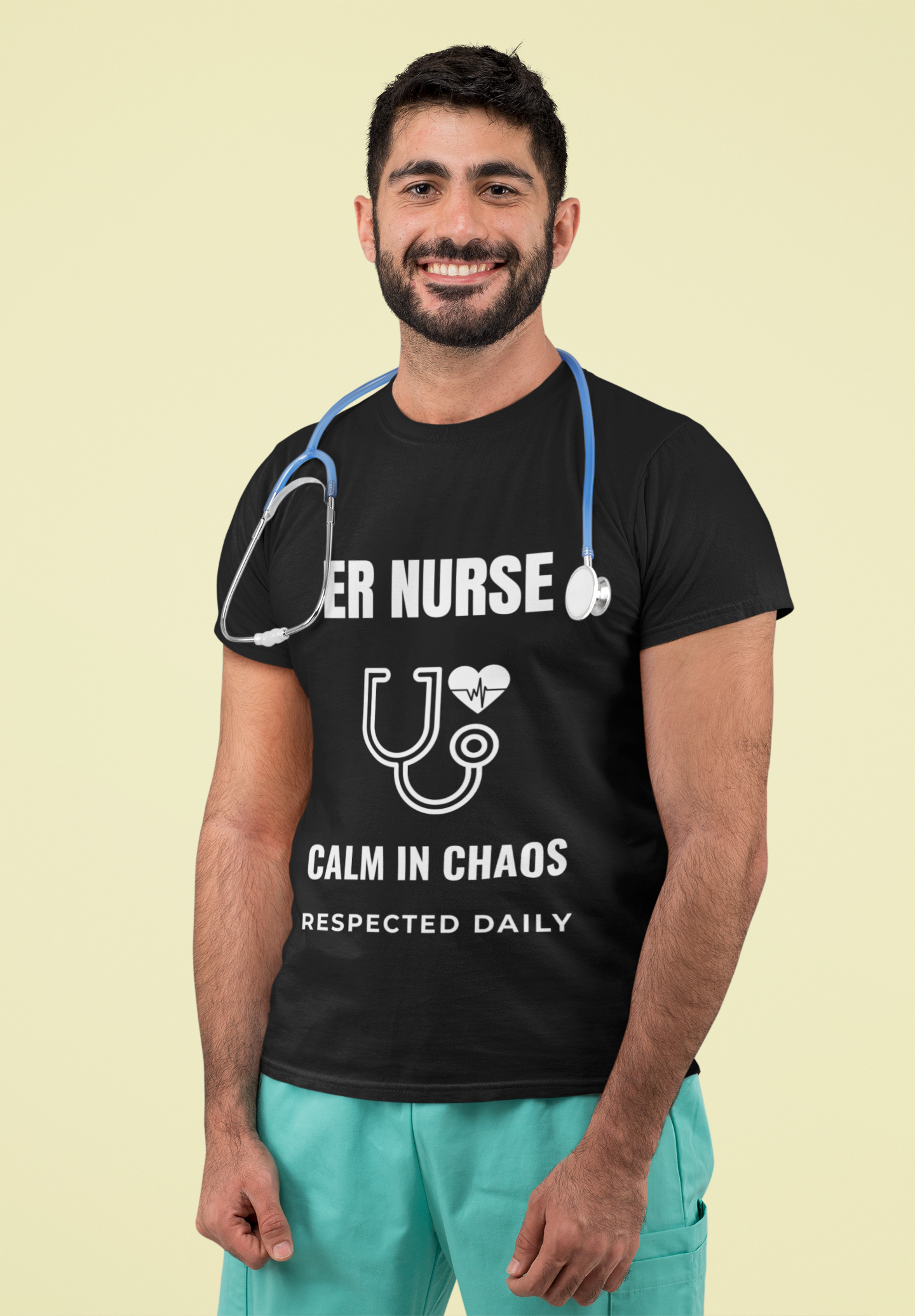 ER Nurse Calm in Chaos Shirt – Respected Daily Emergency Room Nurse T-Shirt